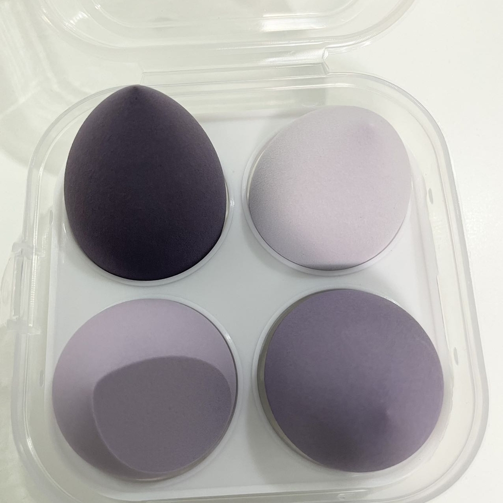 Set of 4 Purple Makeup Sponges